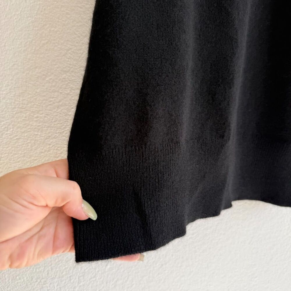 House of Harlow 1960 100% Cashmere High Neck Tank Top in Black size Small NWOT - Picture 5 of 10